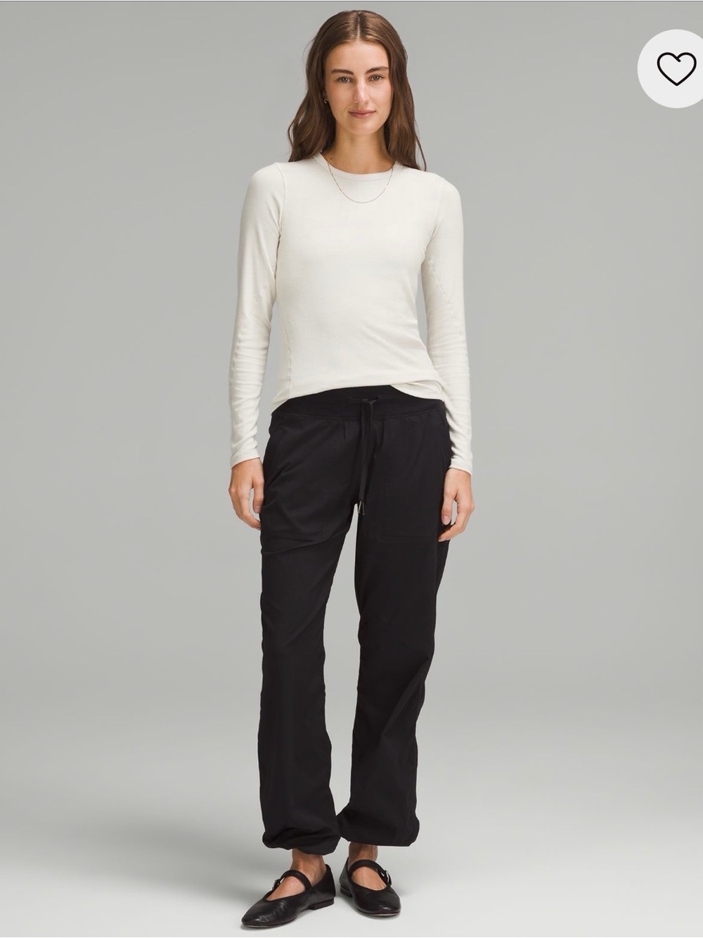 Lululemon Hold Tight Long Sleeve Shirt Size 8 Bone Cream Ribbed Knit Top NWT⁠